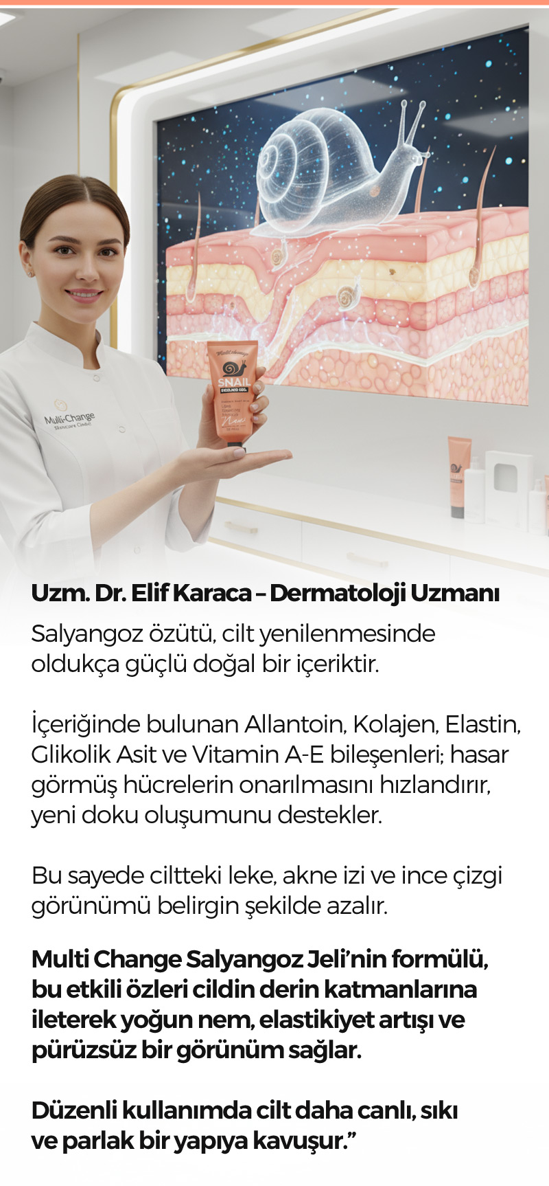 Salyangoz Özlü Cilt Onarım Jeli Tavsiye